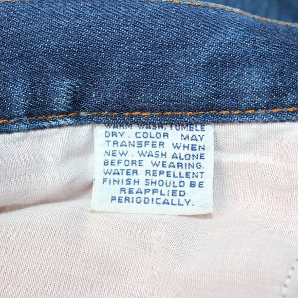 VTG Fleece Lined Levi's 39103 2517 Orange Tab 34x34 Talon 42 Zipper USA 70s 80s - Picture 8 of 8